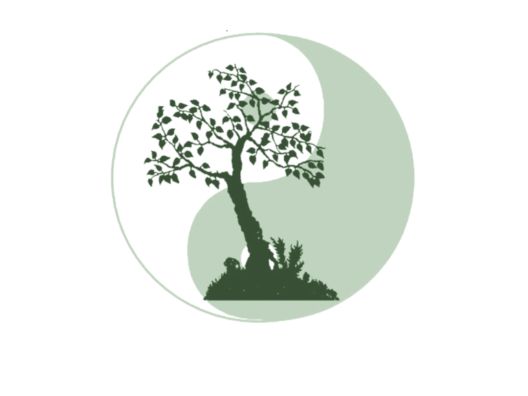 Logo von Heilpraktikerin Carla Neß Das Logo zeigt einen Baum im Yin und Yang Zeichen